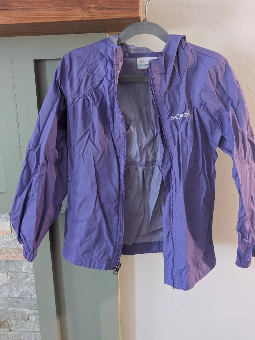 Columbia EUC Purple Rain Jacket - Size XS (6-6x)