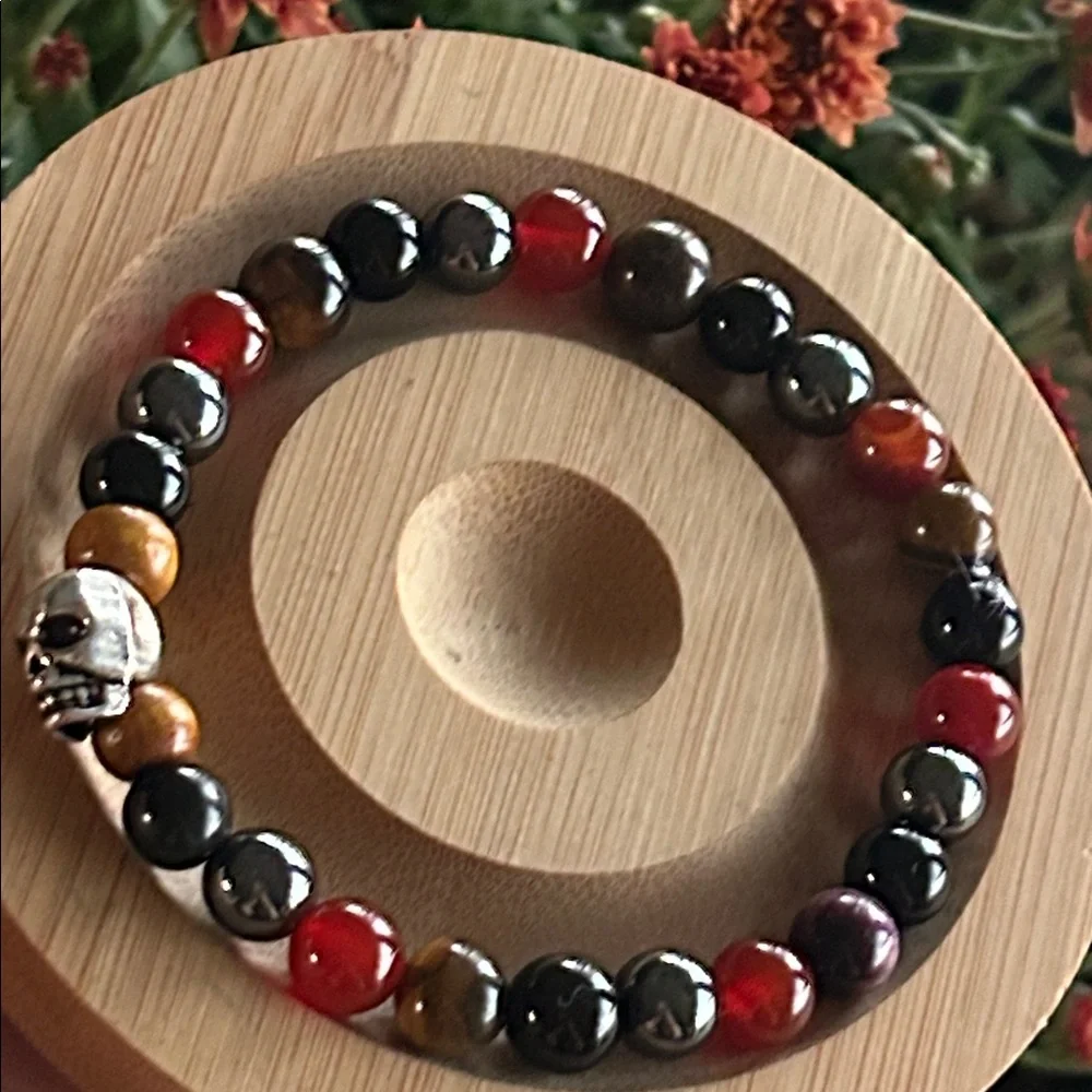 Handmade hematite touch unique