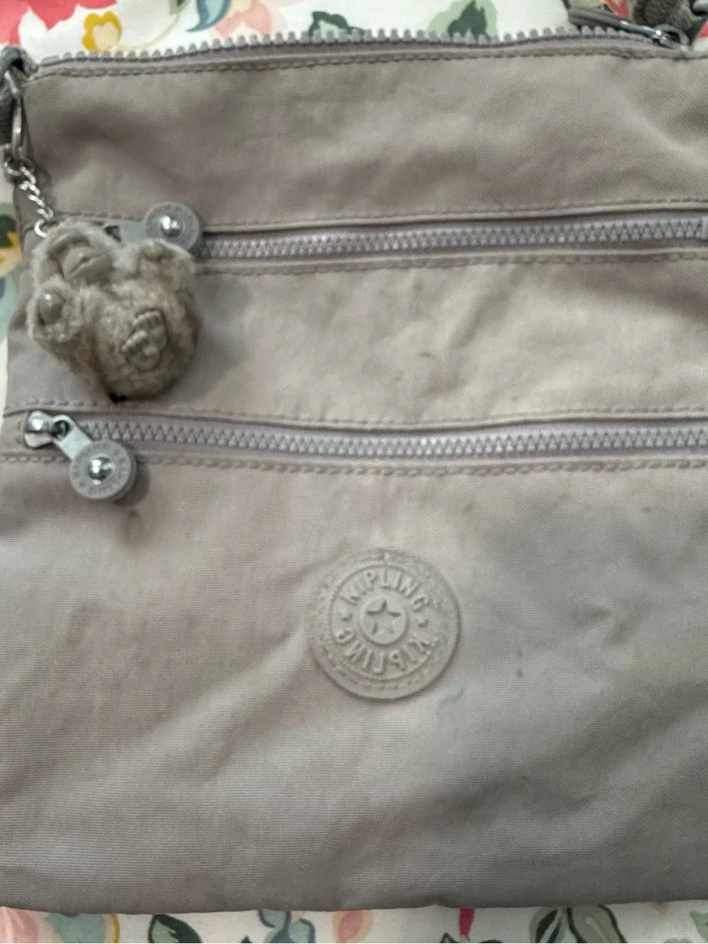 Kipling Small Crossbody Bag in Taupe