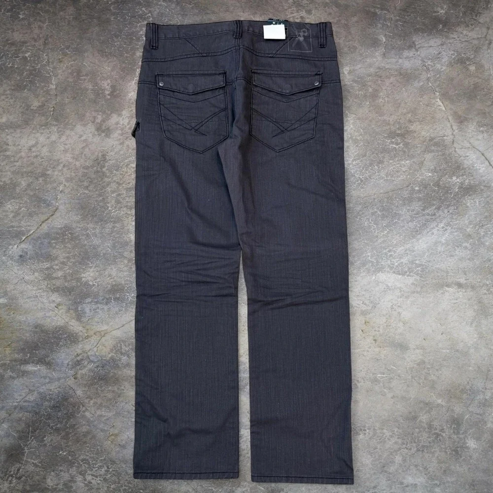 Marc & Ecko Grey Straight Fit Jeans Men's Size 34x30 Skater Grunge Y2K VTG