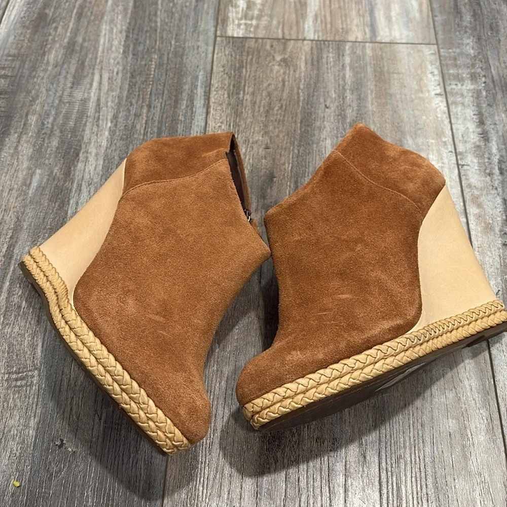 SCHUTZ suede wedge