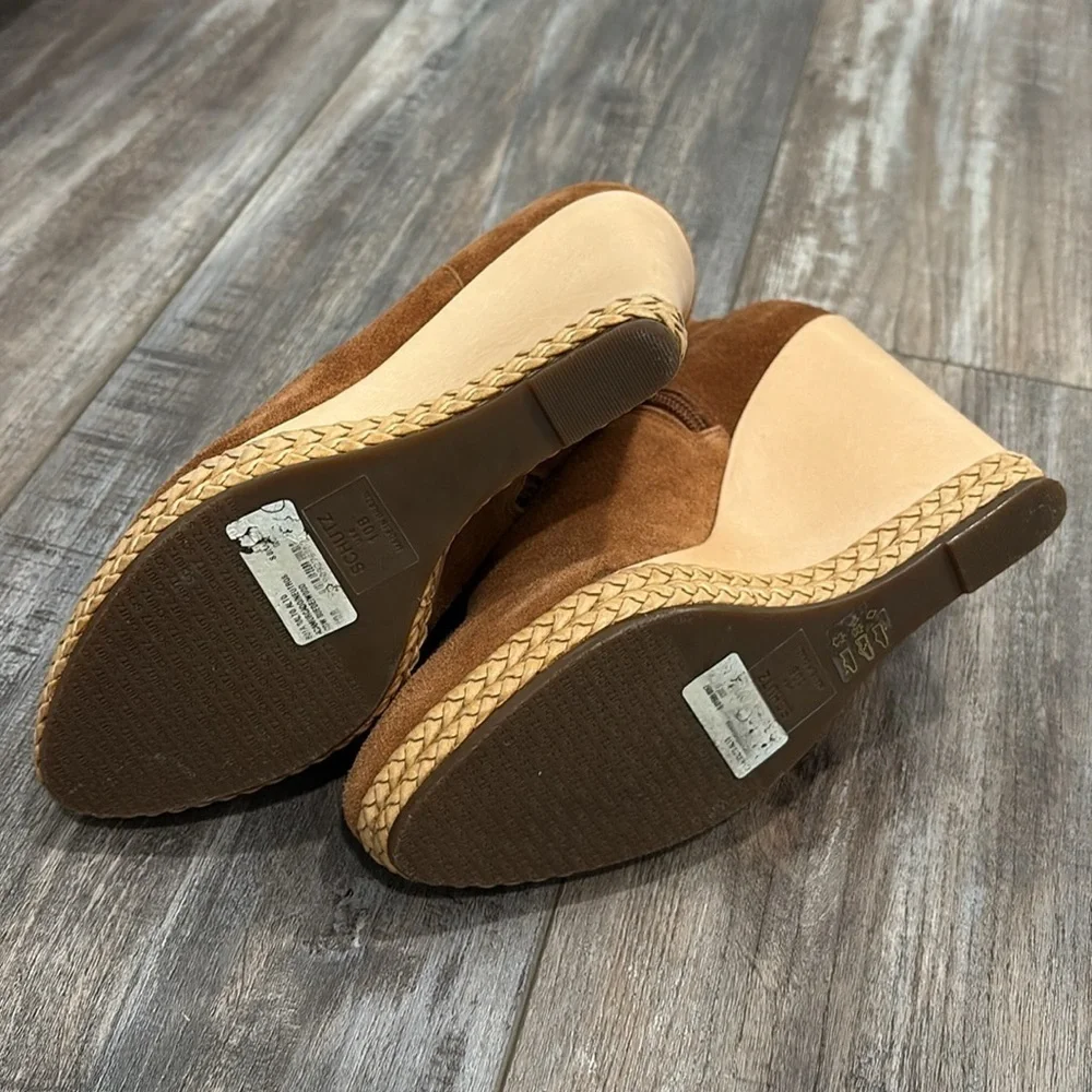 SCHUTZ suede wedge