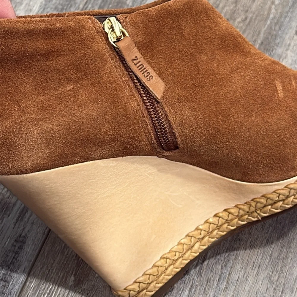 SCHUTZ suede wedge