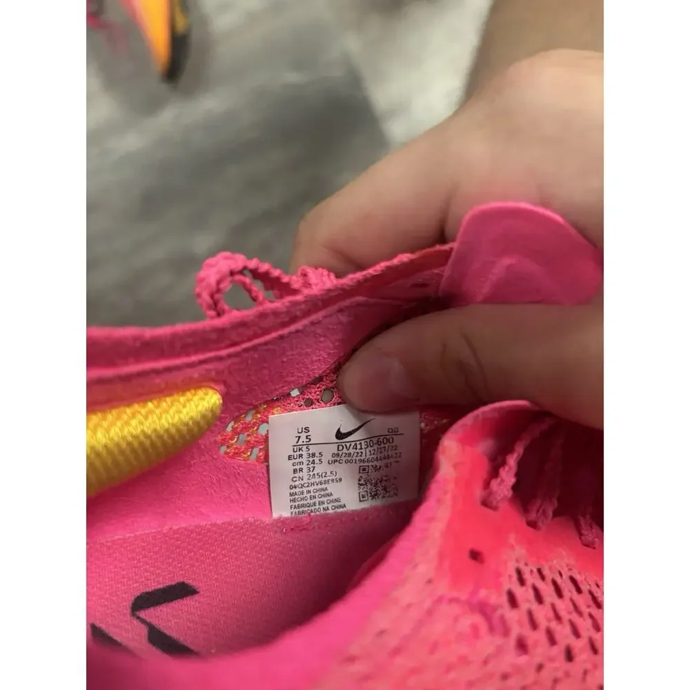 Nike size zoomx