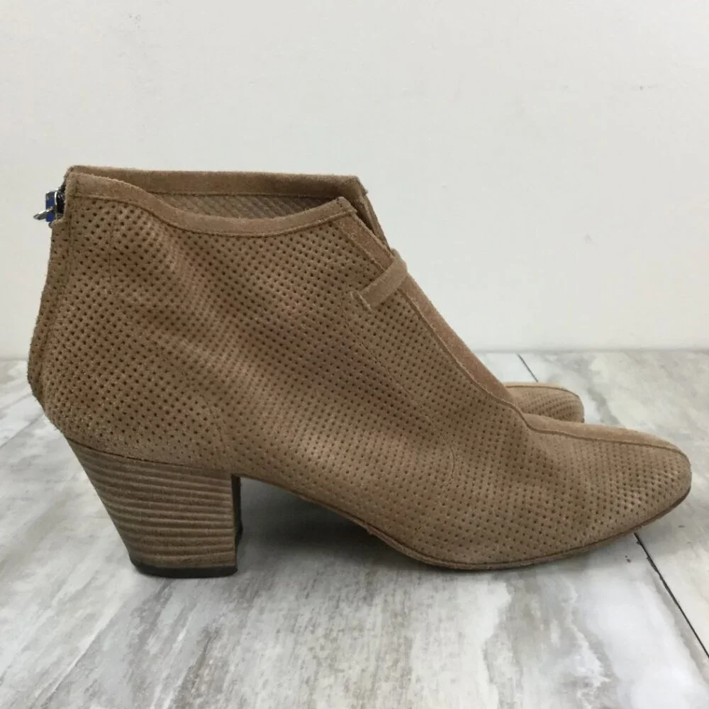 Aquatalia tan booties