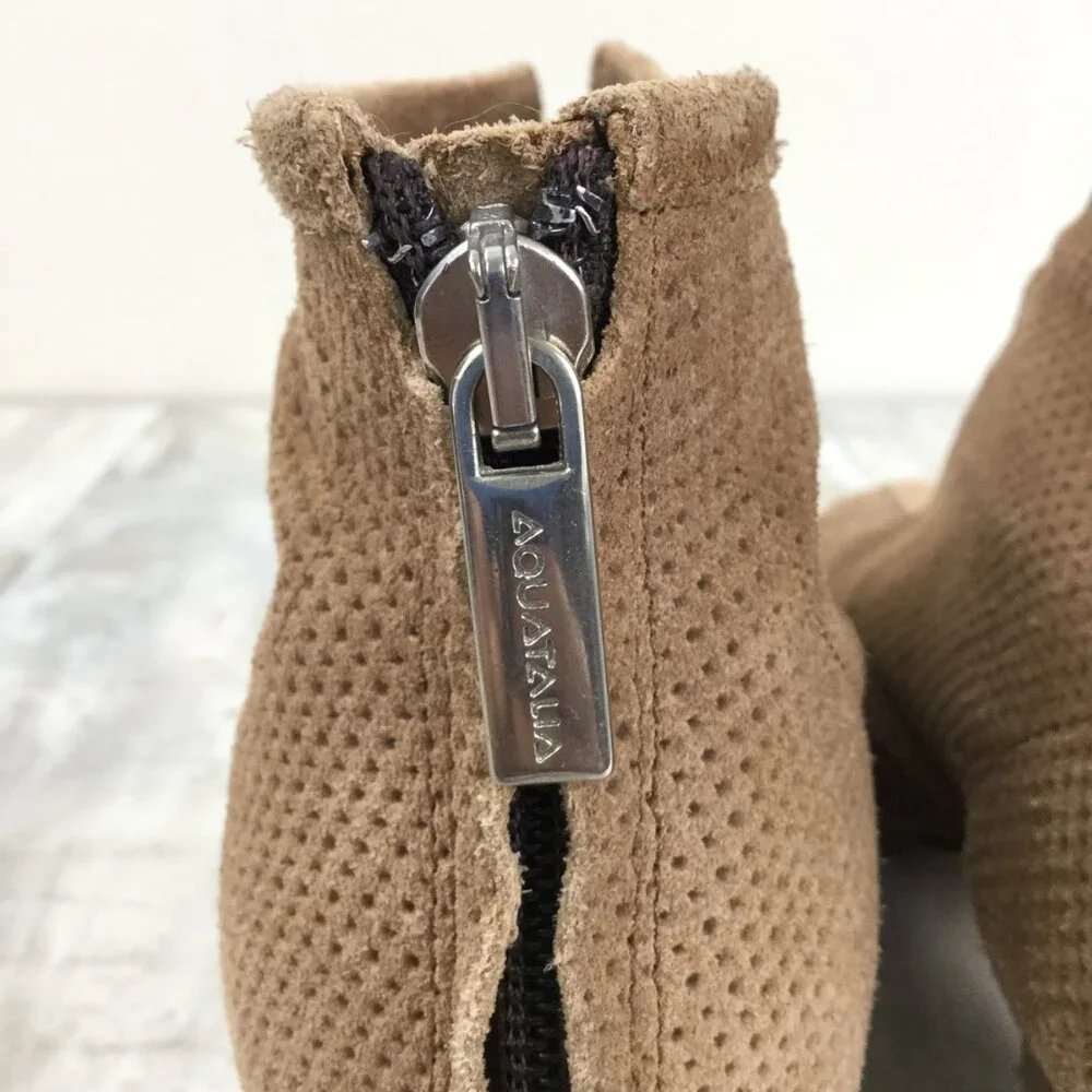 Aquatalia tan booties