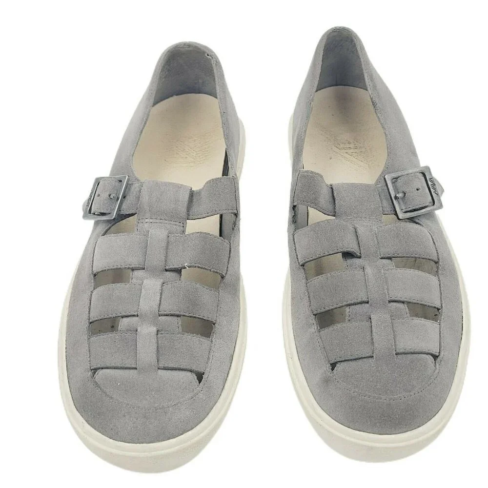 Naya Juniper Slip On Gray Suede Fashion Sneakers Size 8.5M