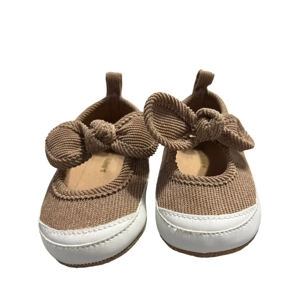 Old Navy 6-12m Mary Jane Bow Crib Shoes