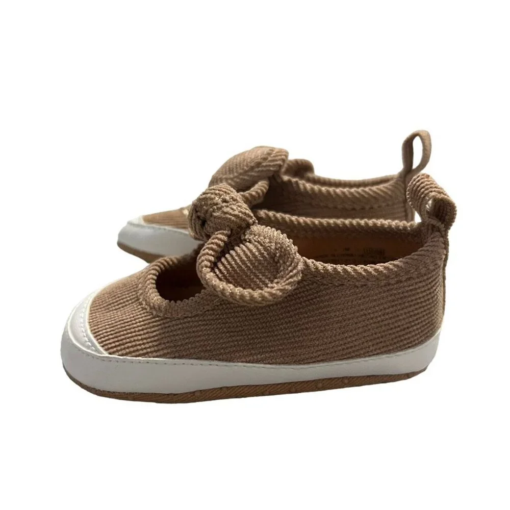 Old Navy 6-12m Mary Jane Bow Crib Shoes