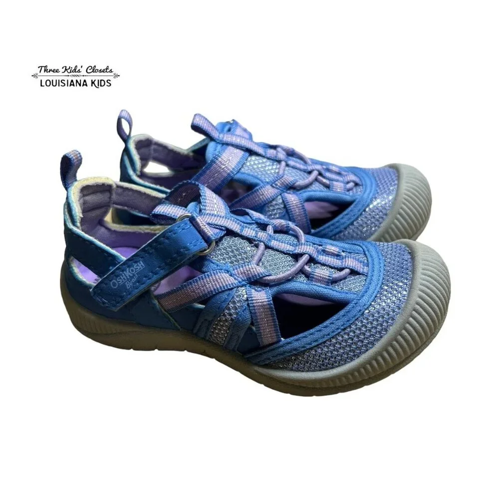 OshKosh Sz 7 Periwinkle Mila Sneaker Sandals