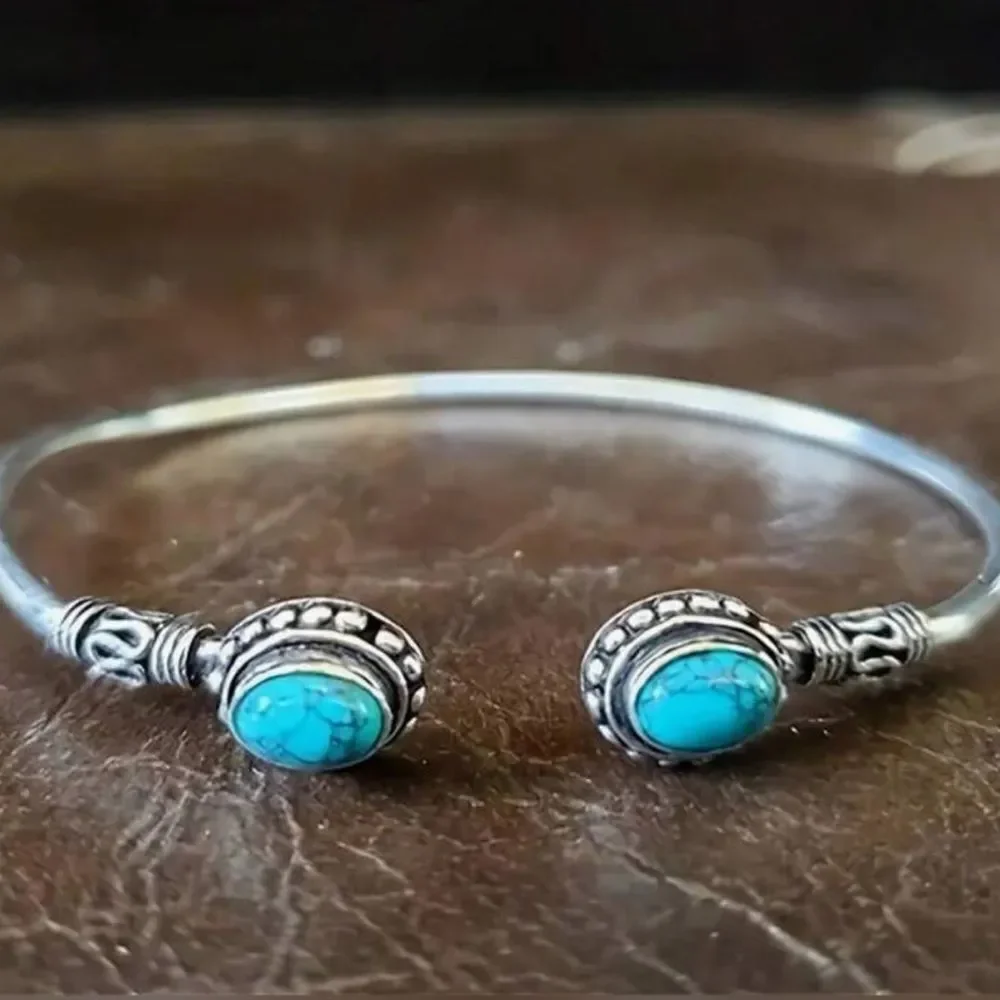 Boho Turquoise Bangle #1768