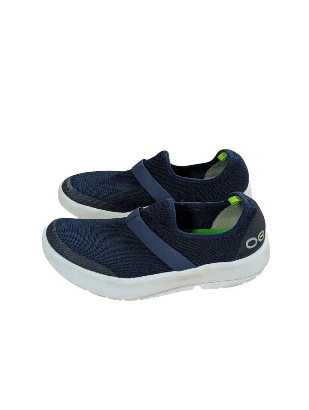 Oofos OOmg Low Navy Slip-On Sport Recovery Shoes Womens Size 8