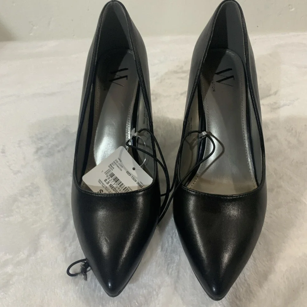 Worthington Wor Zilo Black 3 inch Heels Size 8.5M Women's Shoes NEW