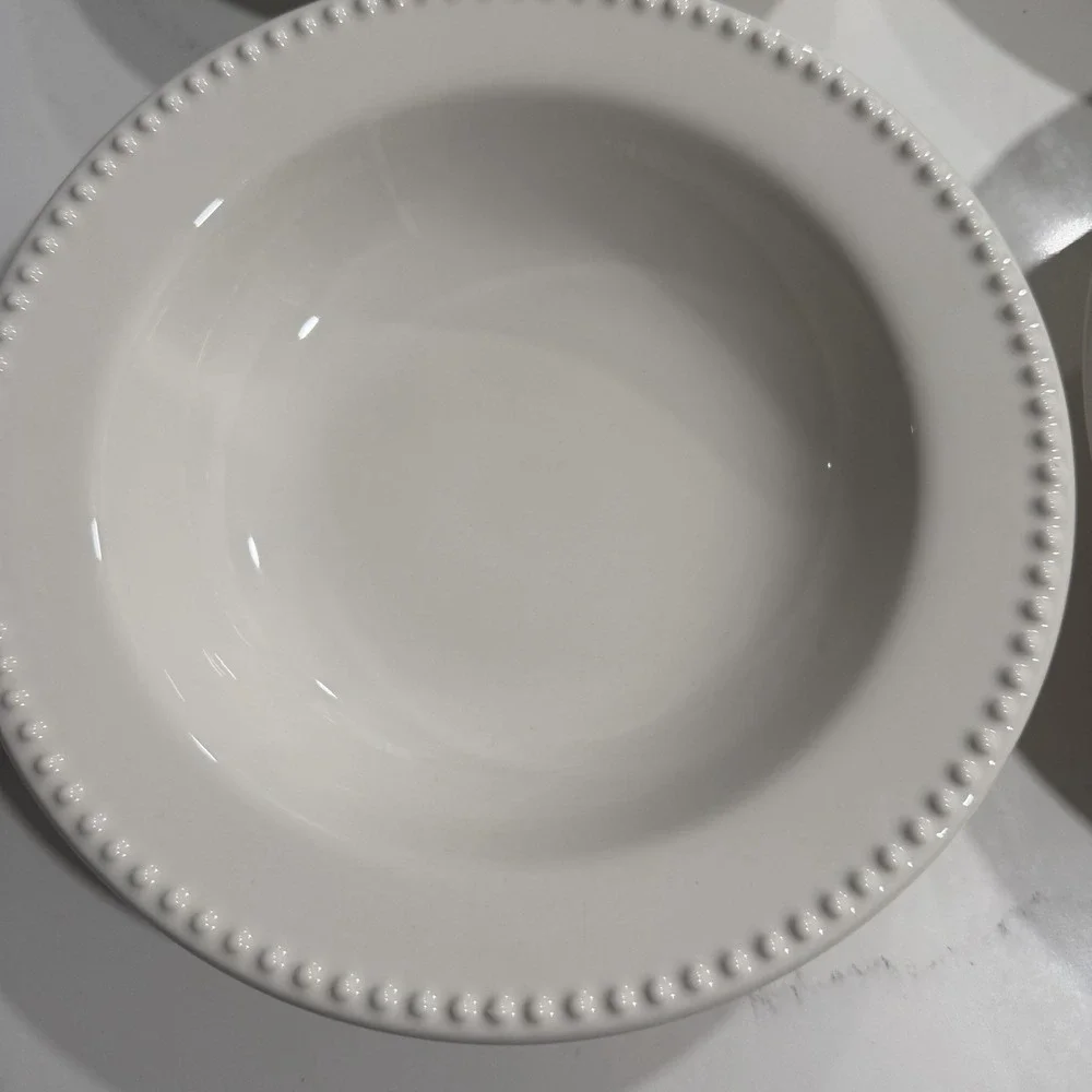Pottery Barn Emma Beaded Rimmed 9.75
