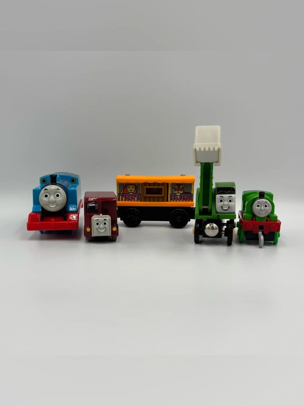RARE Thomas & Friends Motorized Thomas Bertie Bus Zoo Car Alfie Percy Toy Lot
