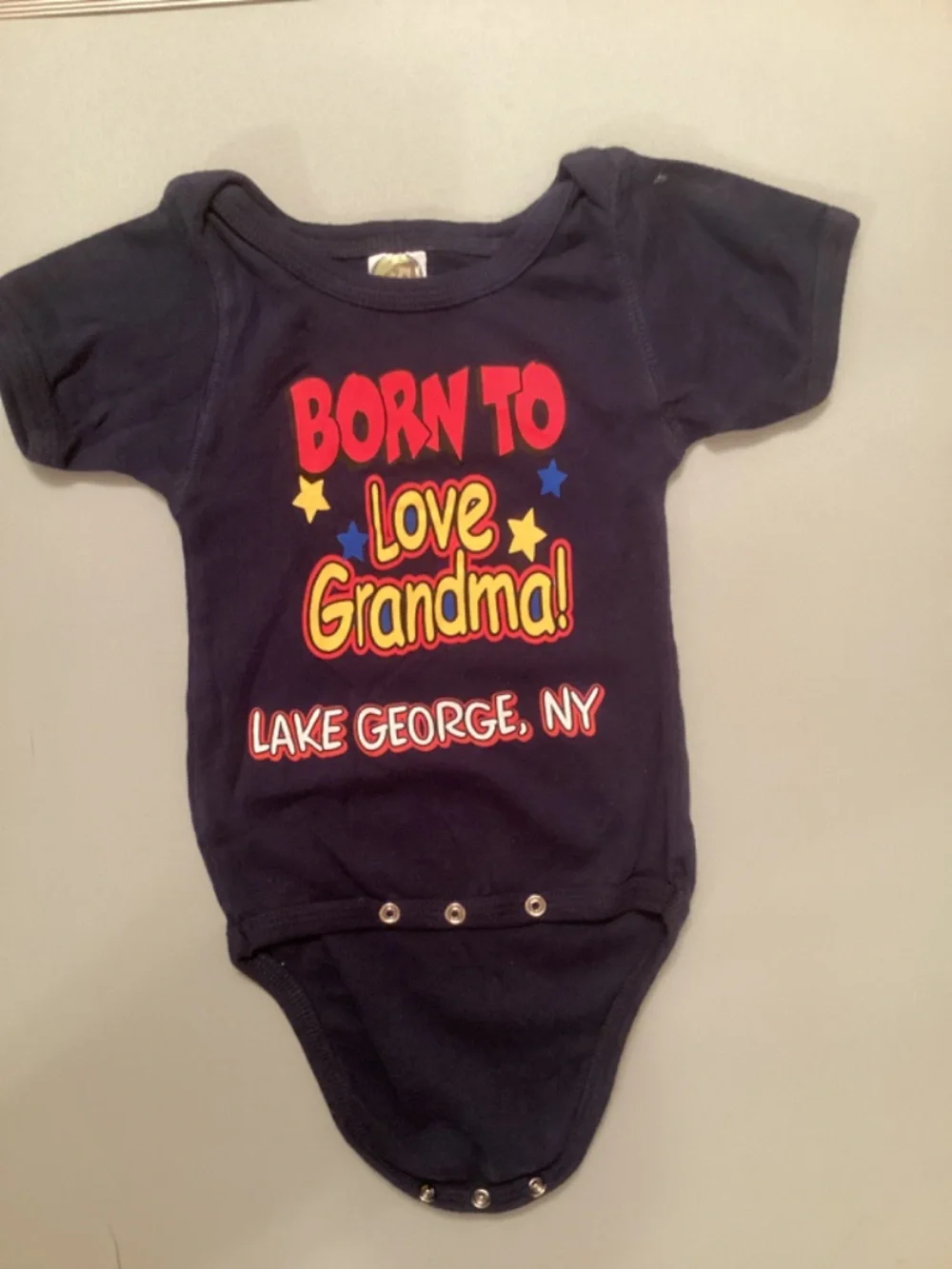 Born to Love Grandma onesie (18 mo.)