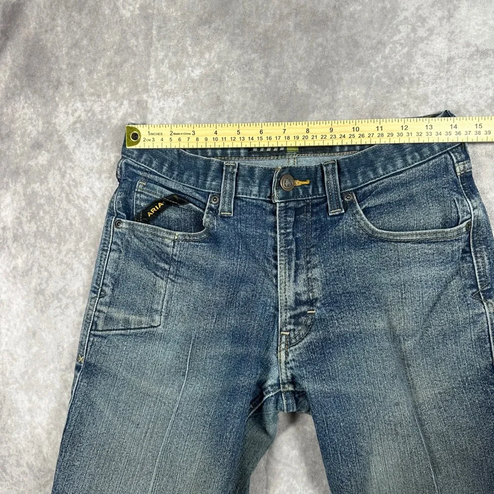 Ariat Rebar M5 Straight Leg Jeans Men 31x36 Medium Wash Durable Workwear Western