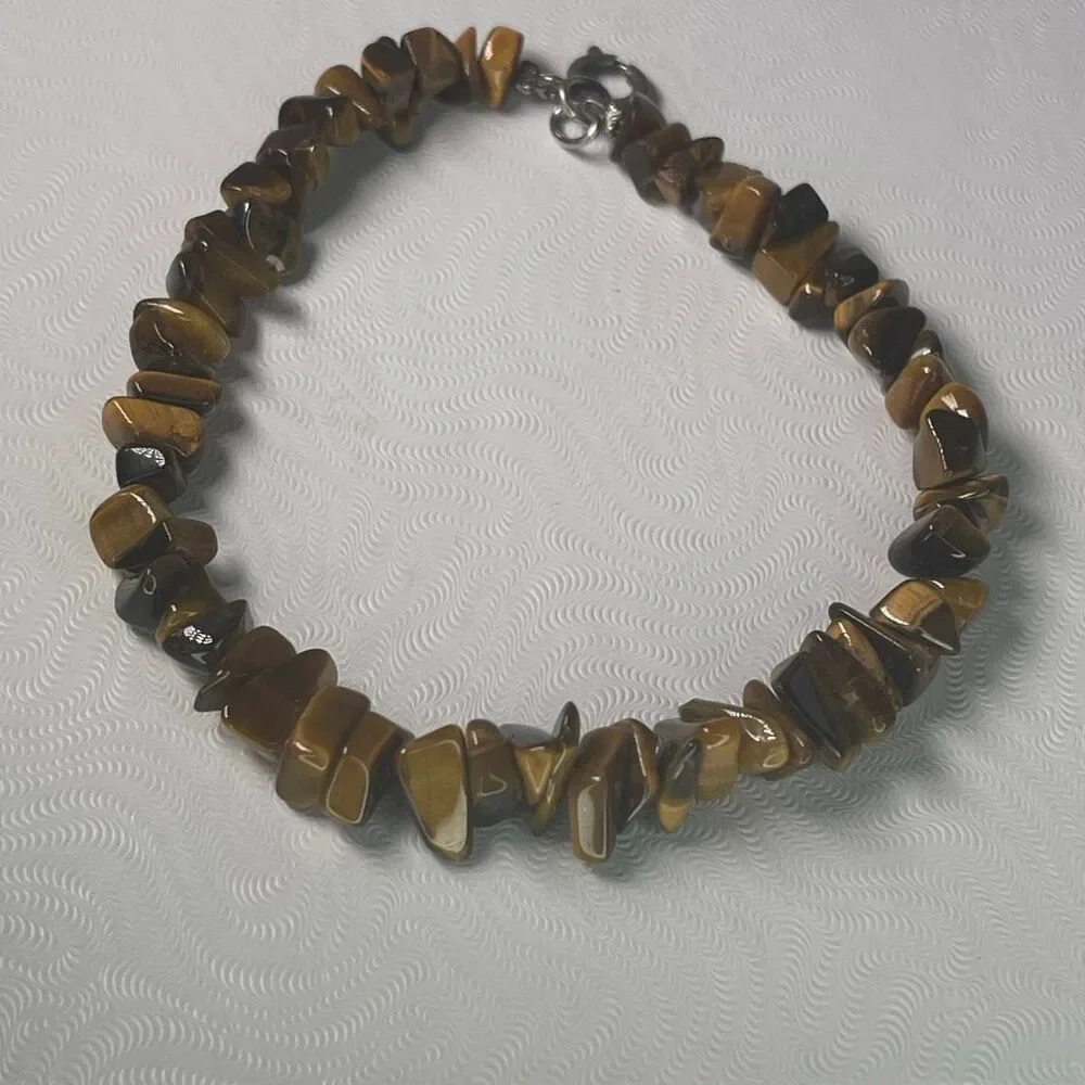 Vintage Tiger eye beaded bracelet