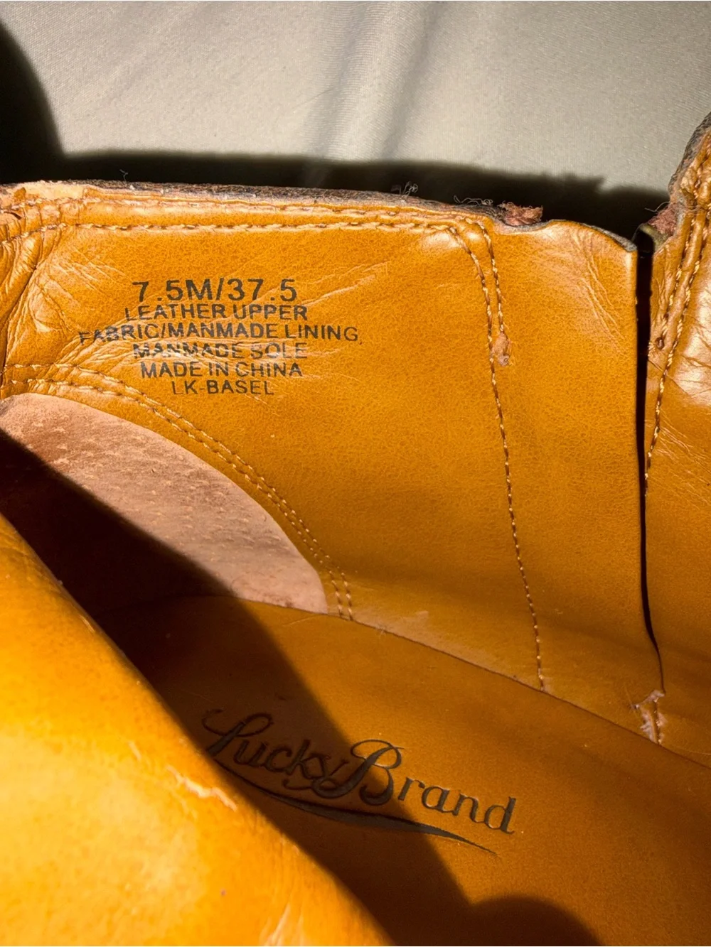 Lucky Brand tan leather