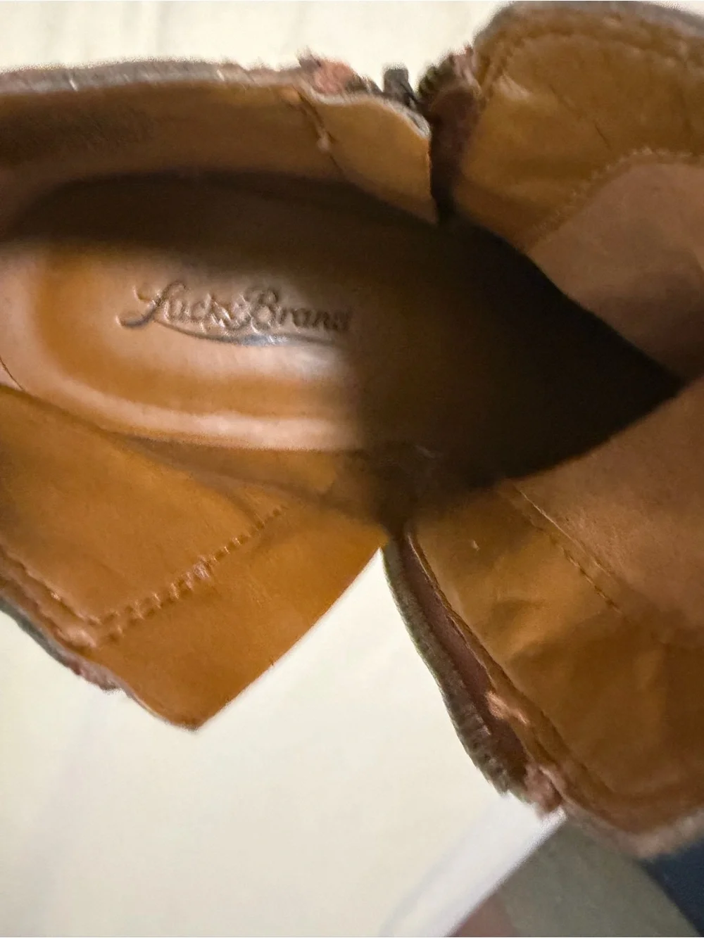 Lucky Brand tan leather