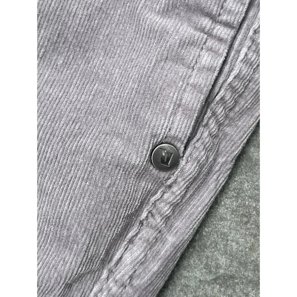 Vuori Men's Optimist Corduroy Drawstring Pants Grey Medium