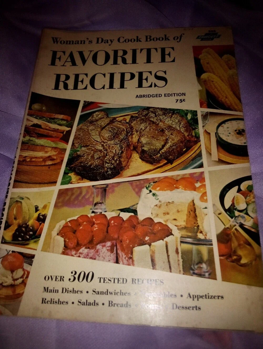 Lot Of 3 Old Paperback Cookbooks