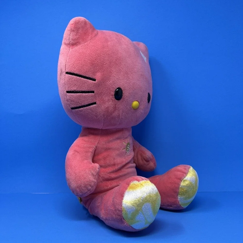 Build A Bear Sunshine Pink Hello Kitty Plush 20 Inch Stuffed Animal No Bow Toy