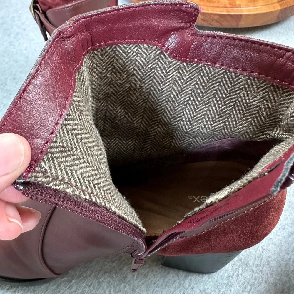 Aertex burgundy ankle