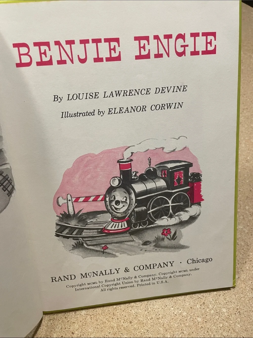 Rand Mcnally benjie engie