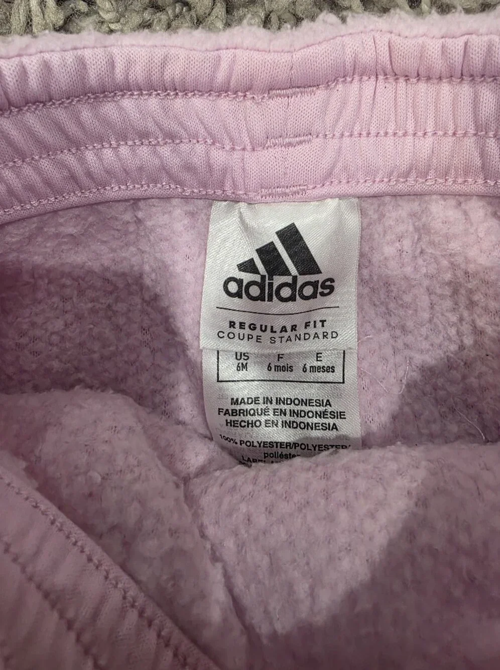 adidas size 6m