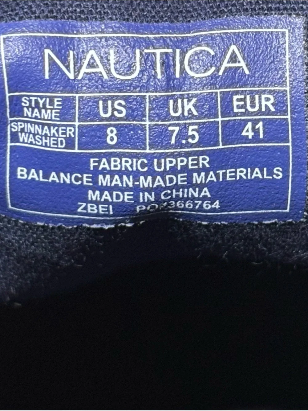 Nautica spinnaker washed