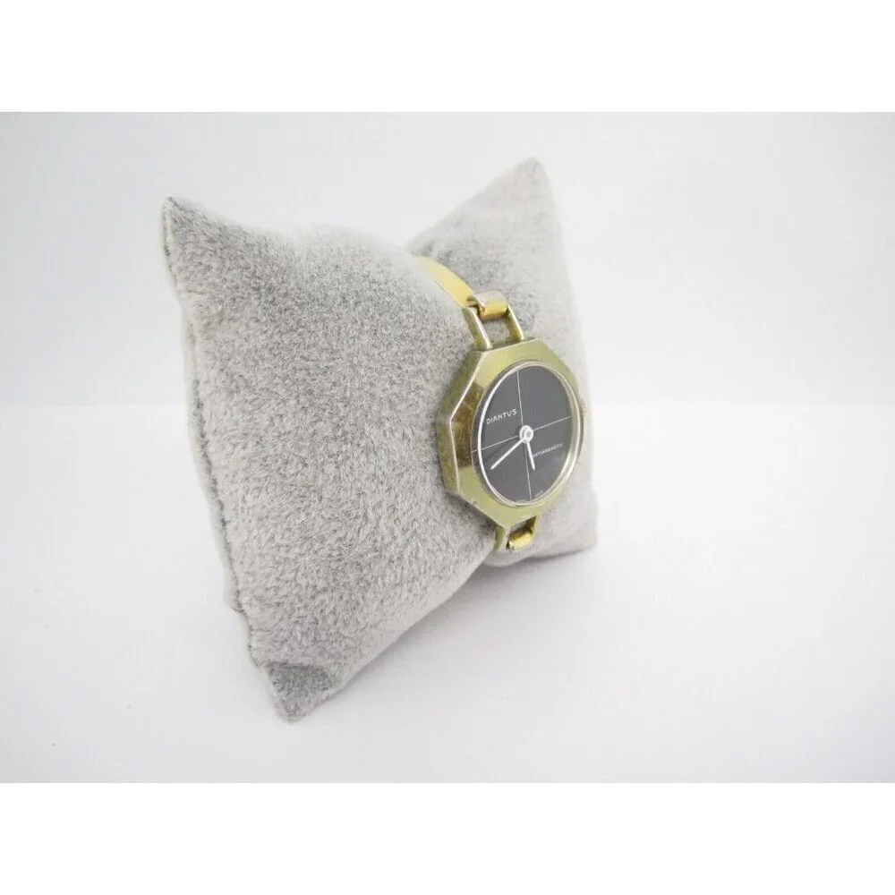 Vtg Women Diantus Hand Wind Mechanical Analog 27mm Round Watch (H450)