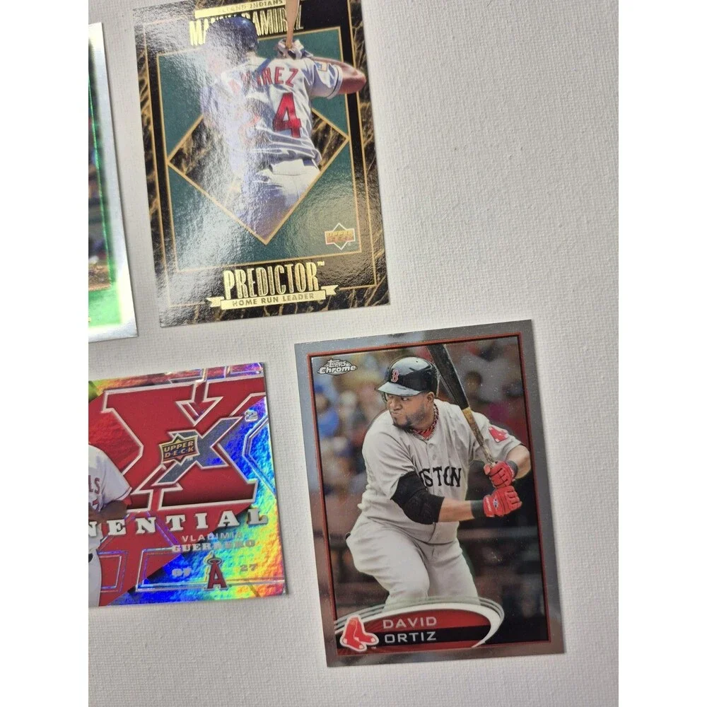 MLB Baseball Card Star Lot Ken Griffey Jr Jeff Bagwell David Ortiz Vladimir...