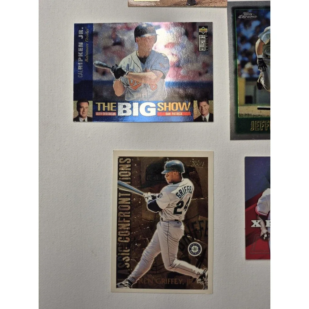 MLB Baseball Card Star Lot Ken Griffey Jr Jeff Bagwell David Ortiz Vladimir...