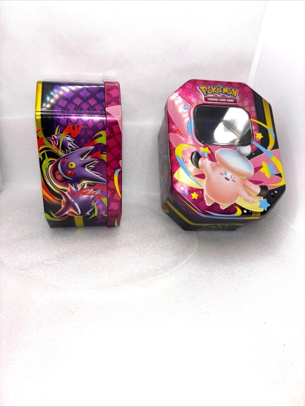 Lot Of 2 Pokemon TCG: Mega Moonlit Empty Tins (Only)