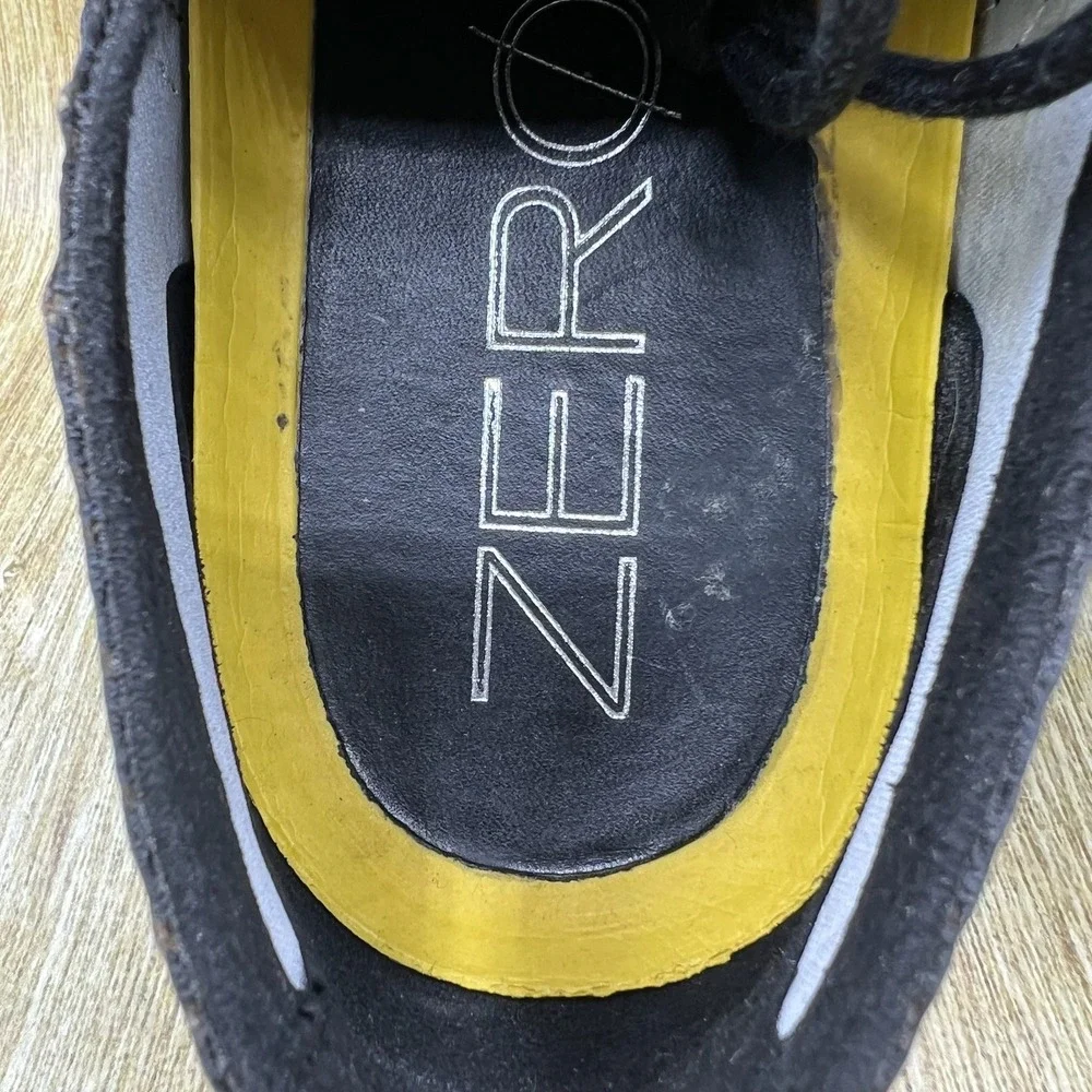 Cole‎ Haan Zerogrand No Stitch Men's 8 M Black Knit Wingtip Oxford Shoes C20021