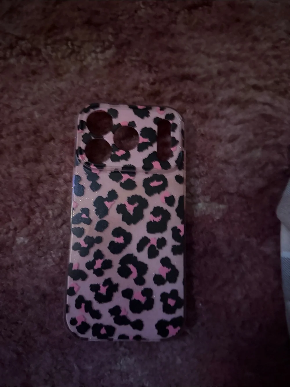 Pink Leopard Print iPhone 17 pro Case - Stylish Protective Cover