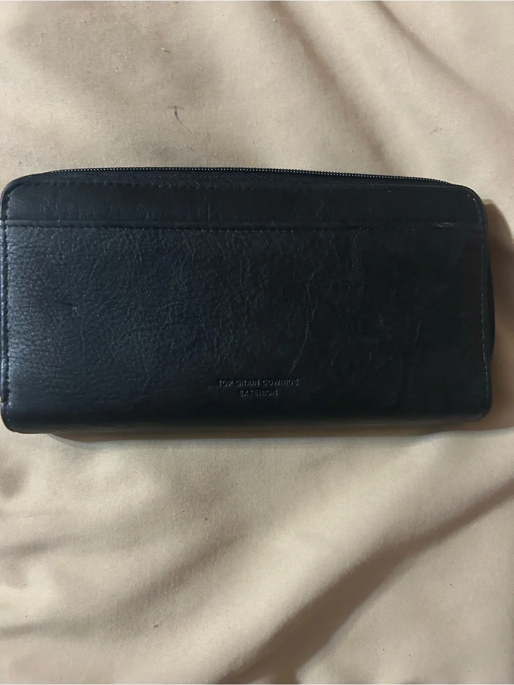 Buxton black leather