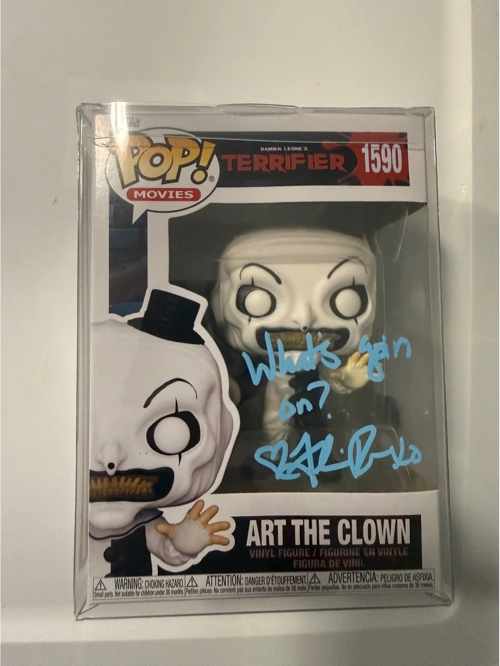 Funko Pop! Art the Clown #1590 Signed Felissa Rose SWAU Auto w/ Inscription