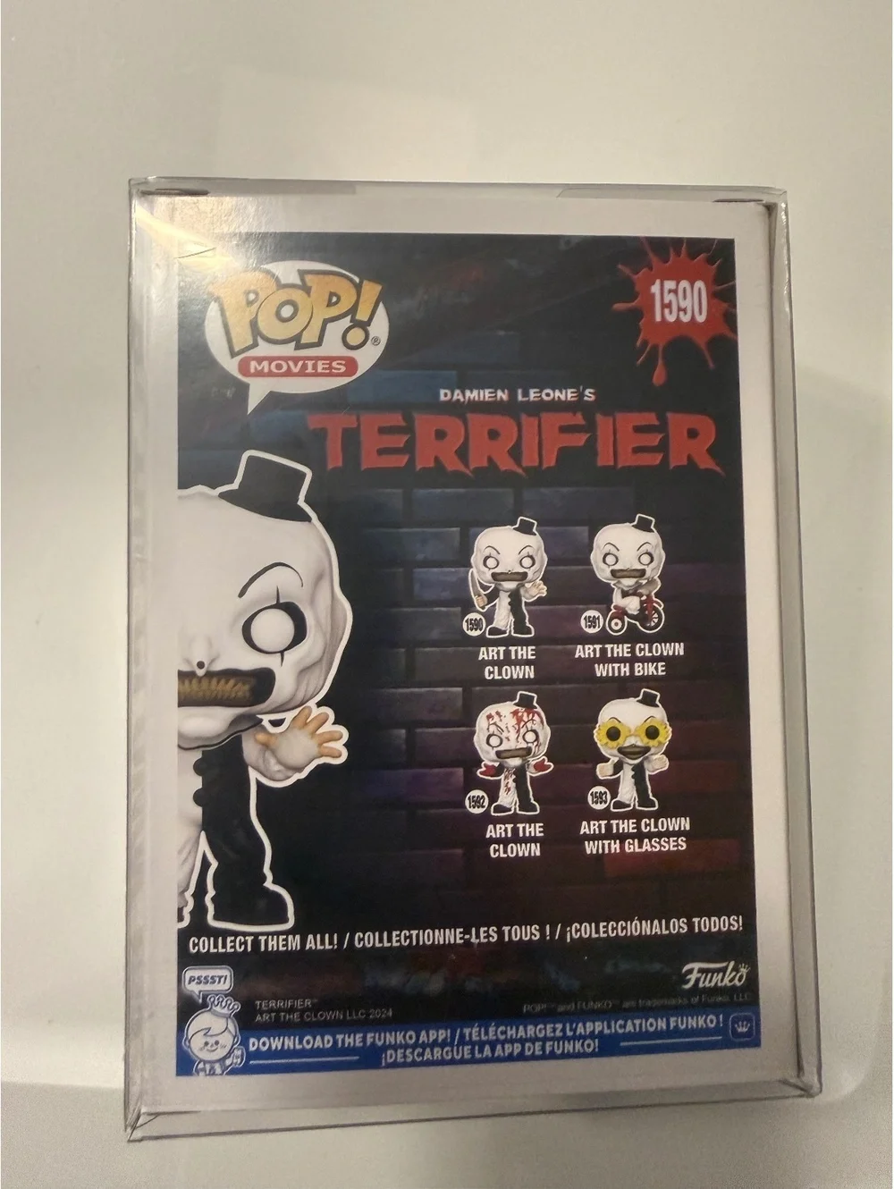 Funko Pop! Art the Clown #1590 Signed Felissa Rose SWAU Auto w/ Inscription