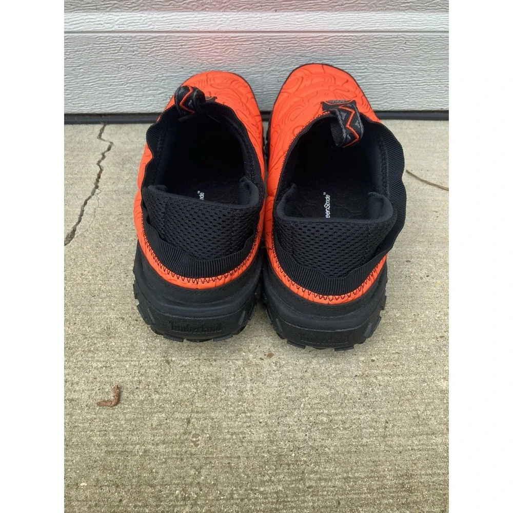 Timberland Green Stride Motion 6 Slip-On Orange Topo Trail Shoes Sz 9 Men NWOB