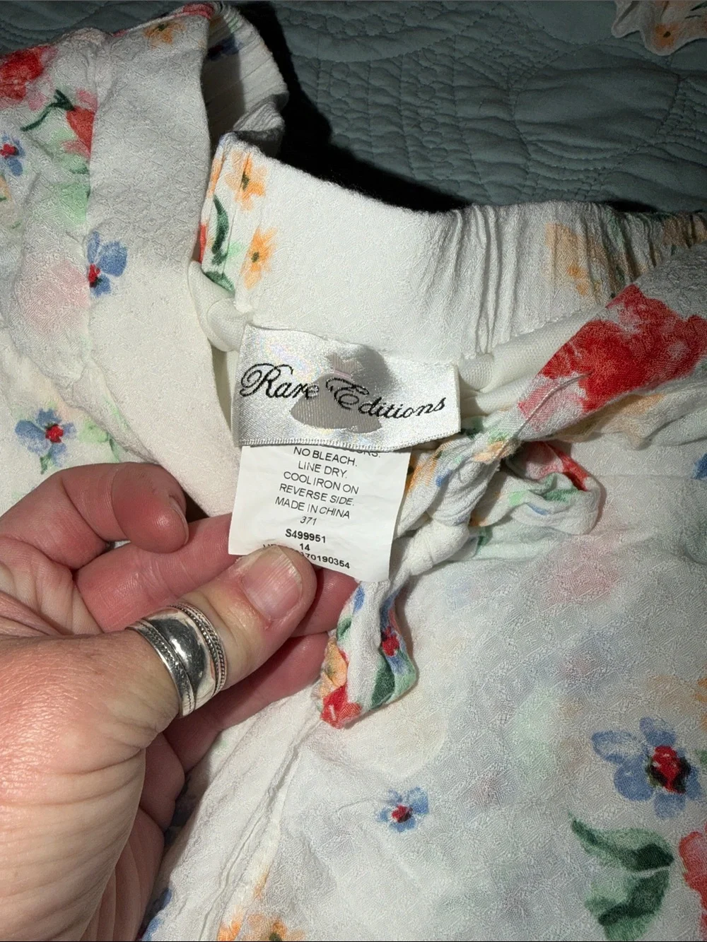 Rare Editions smocked white