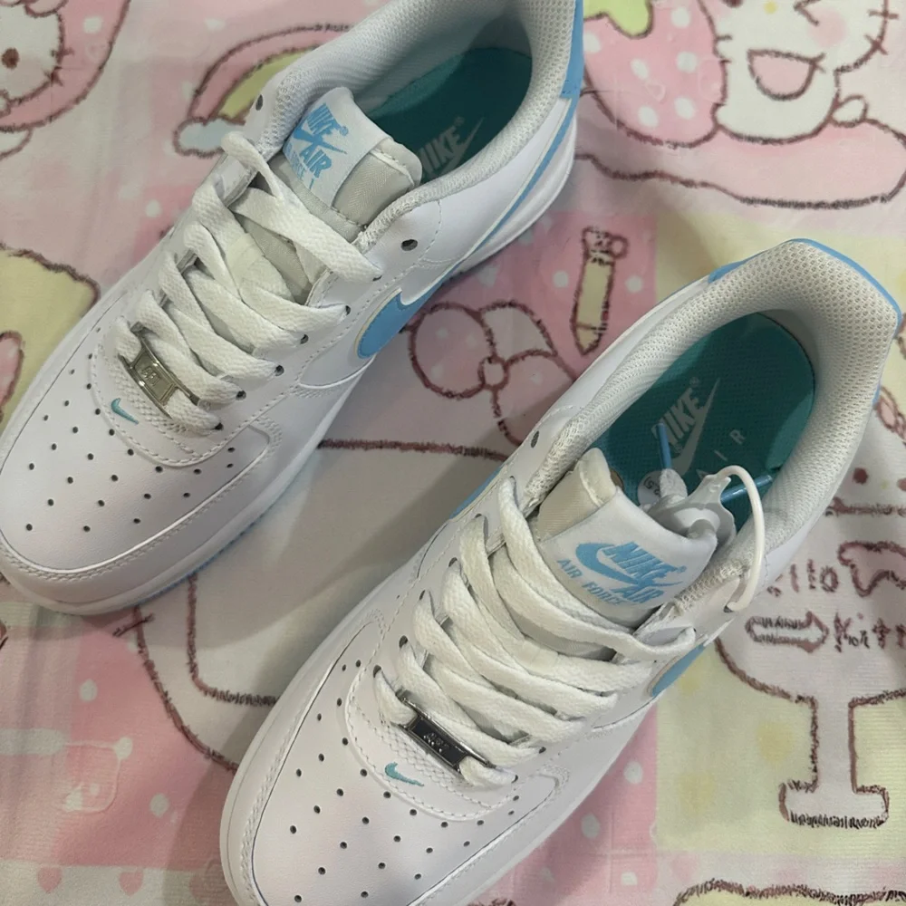 Nike Air Force 1 White Teal Men's Sneakers