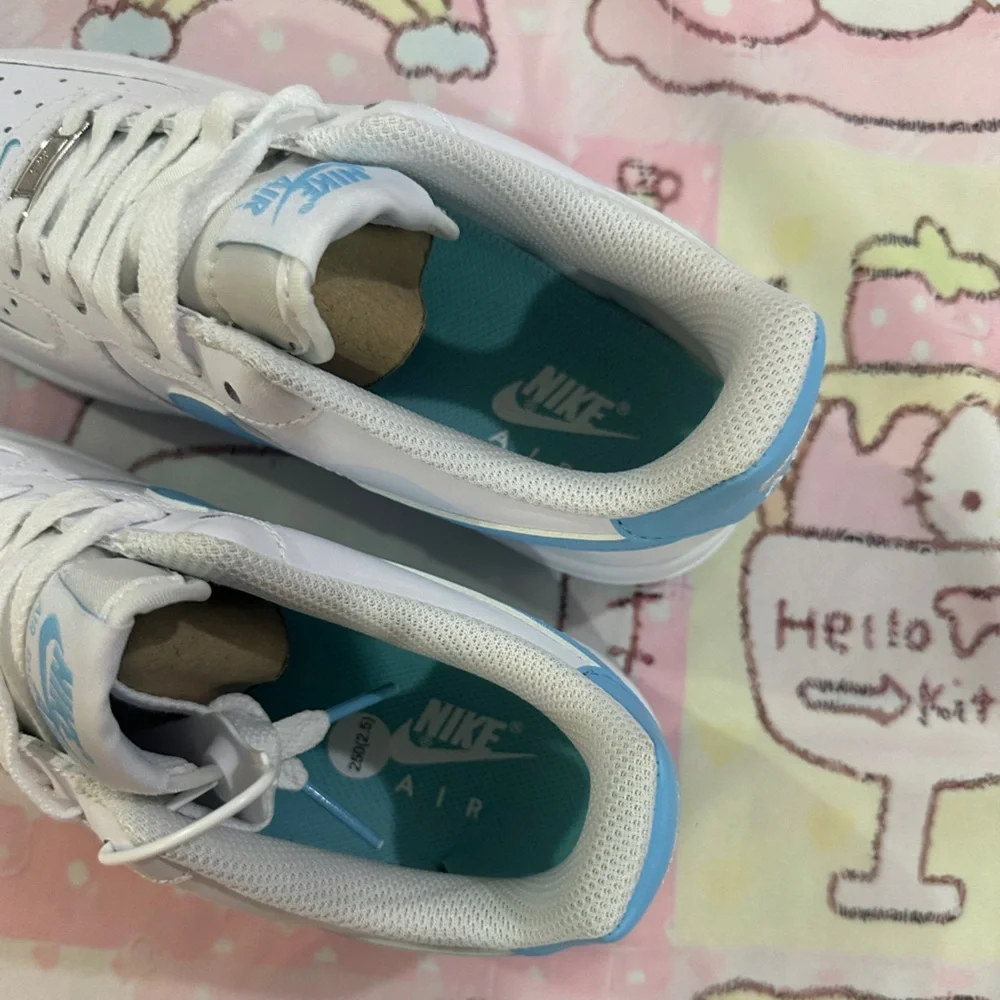 Nike Air Force 1 White Teal Men's Sneakers