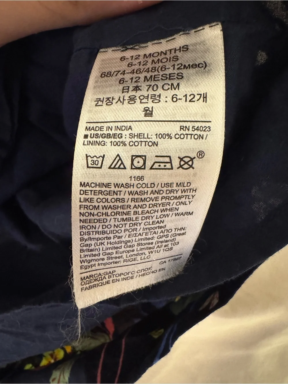 GAP closure stains
