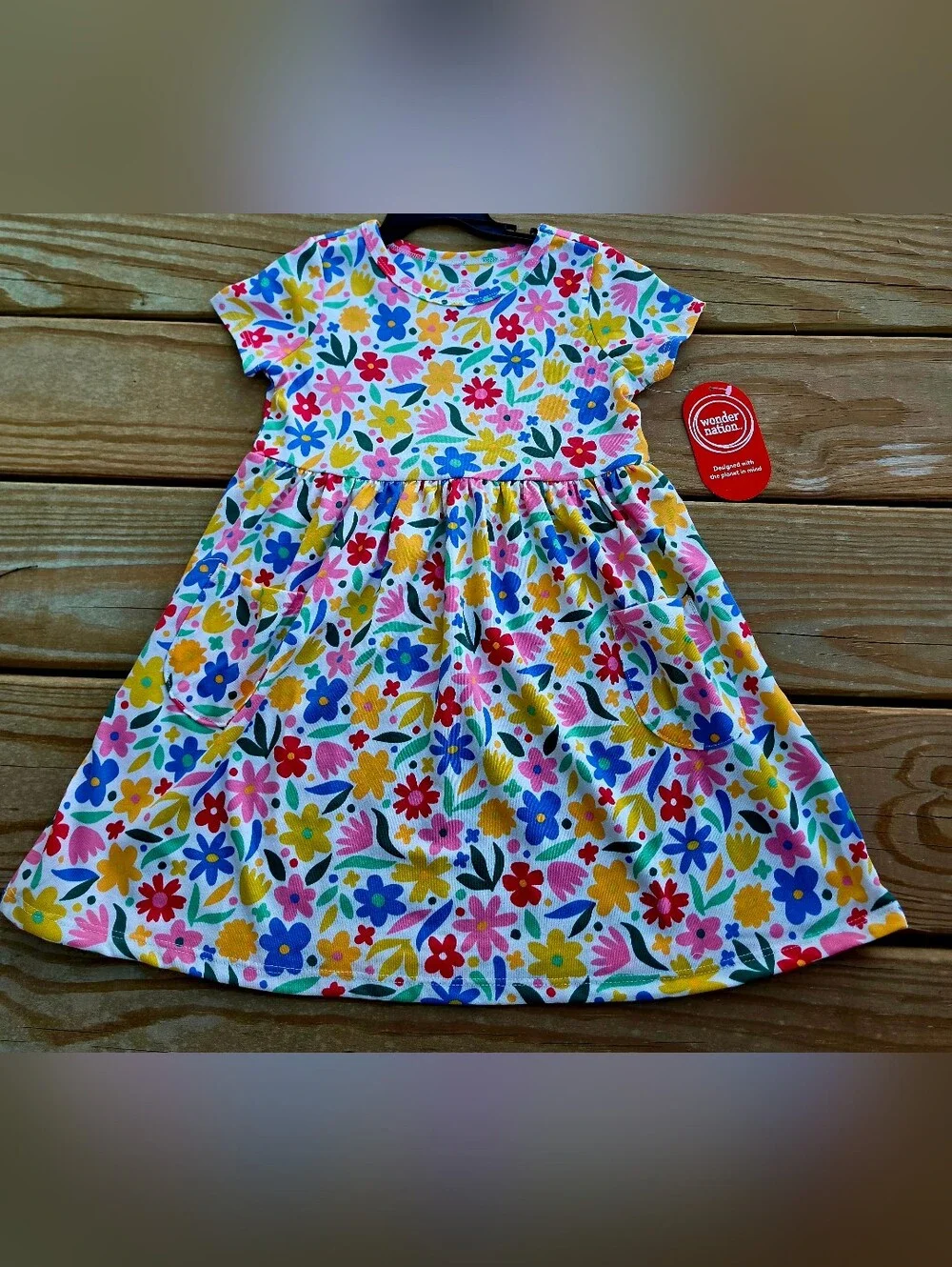 Wonder Nation Baby and Toddler Girls Play Dress