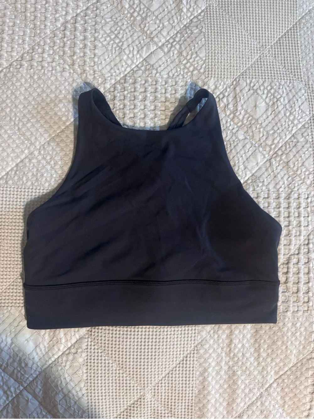 lululemon athletica Black High-Neck Sports Tank