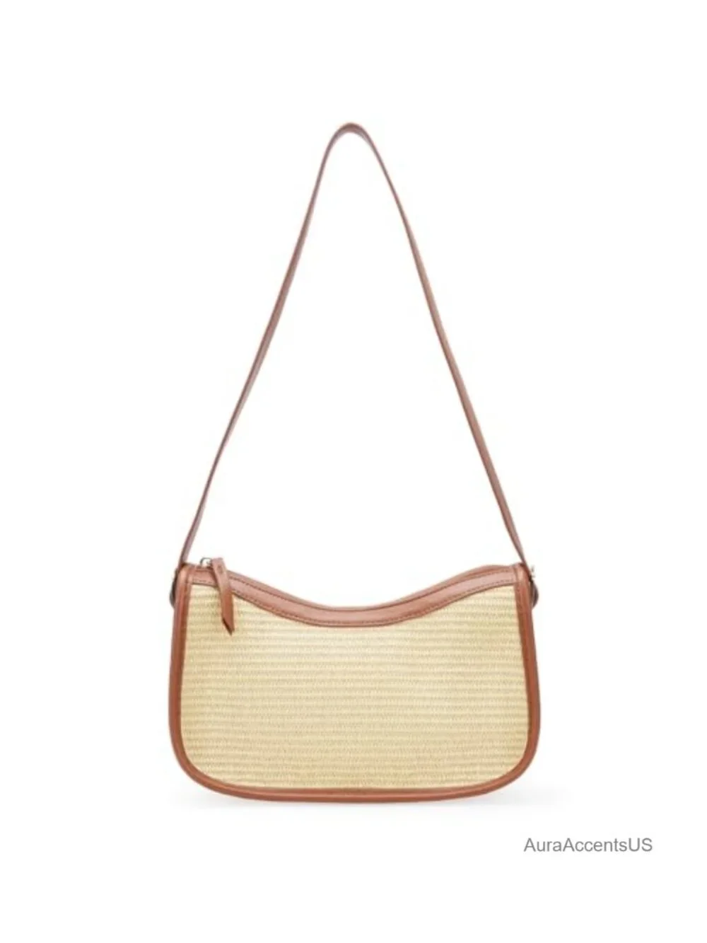 Women's Crescent Shoulder Bag Hobo Vegan Leather Adjustable Strap Lightweight
