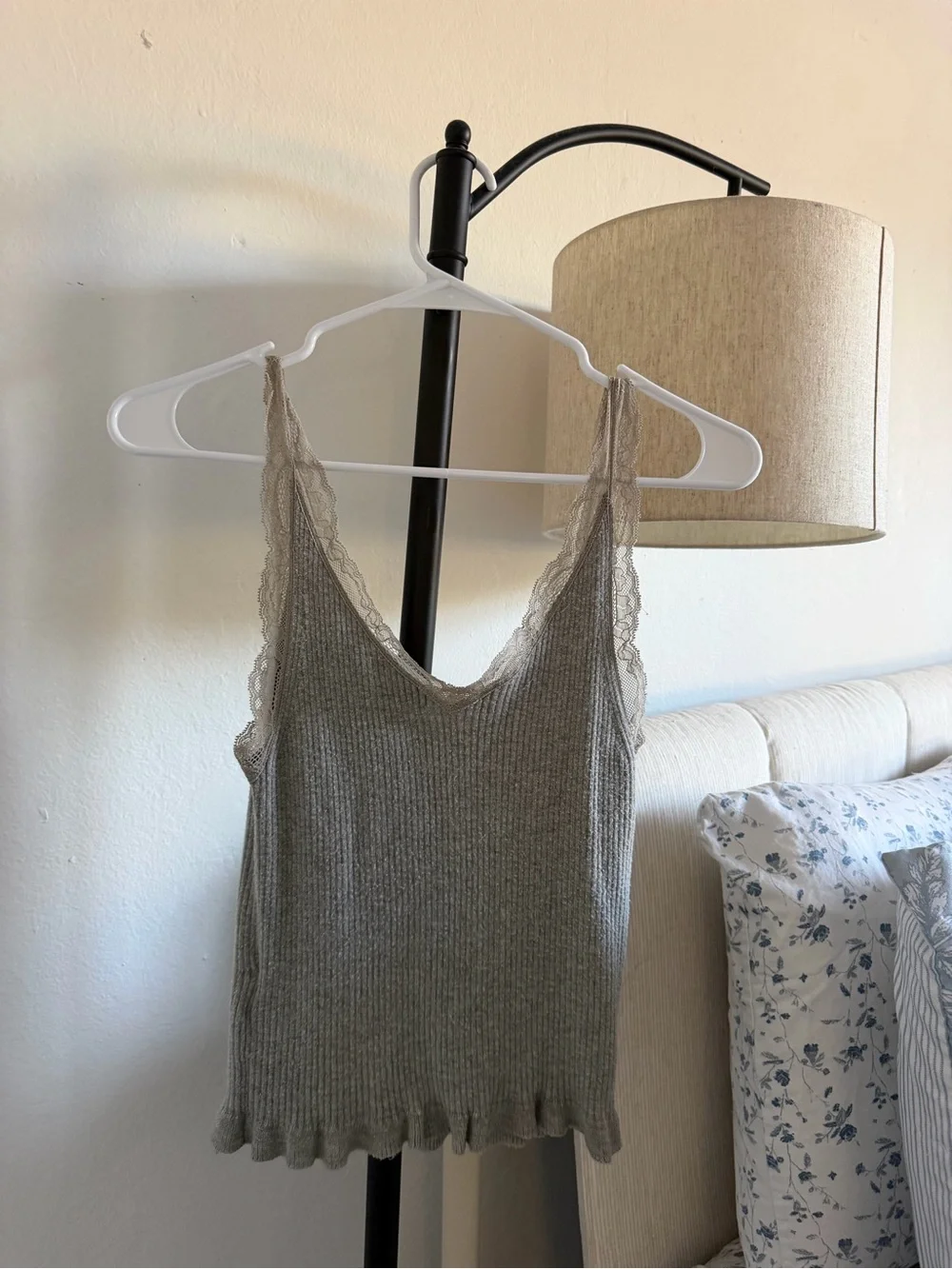 J. Crew Light Gray Knit Camisole