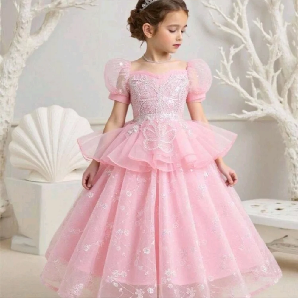 Elegant Pink Princess Dress